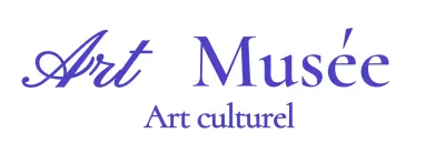 Logo de musée avec un concept cursif de classe