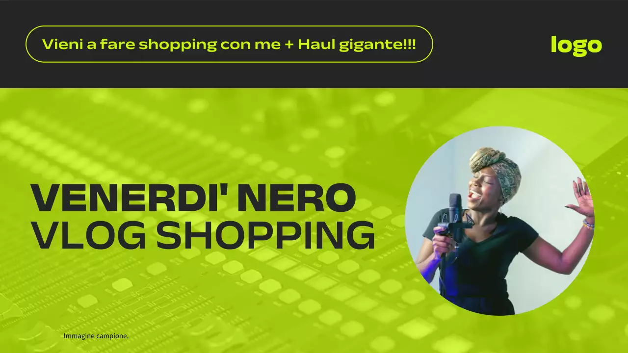 Pubblicità moderna al neon e al nero del Black Friday