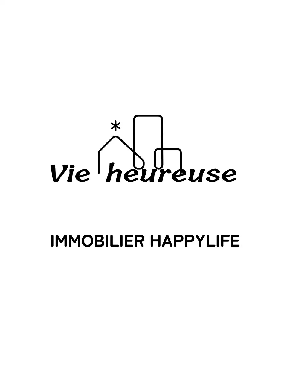 Concept simple d'immobilier avec illustrations de tyroliennes