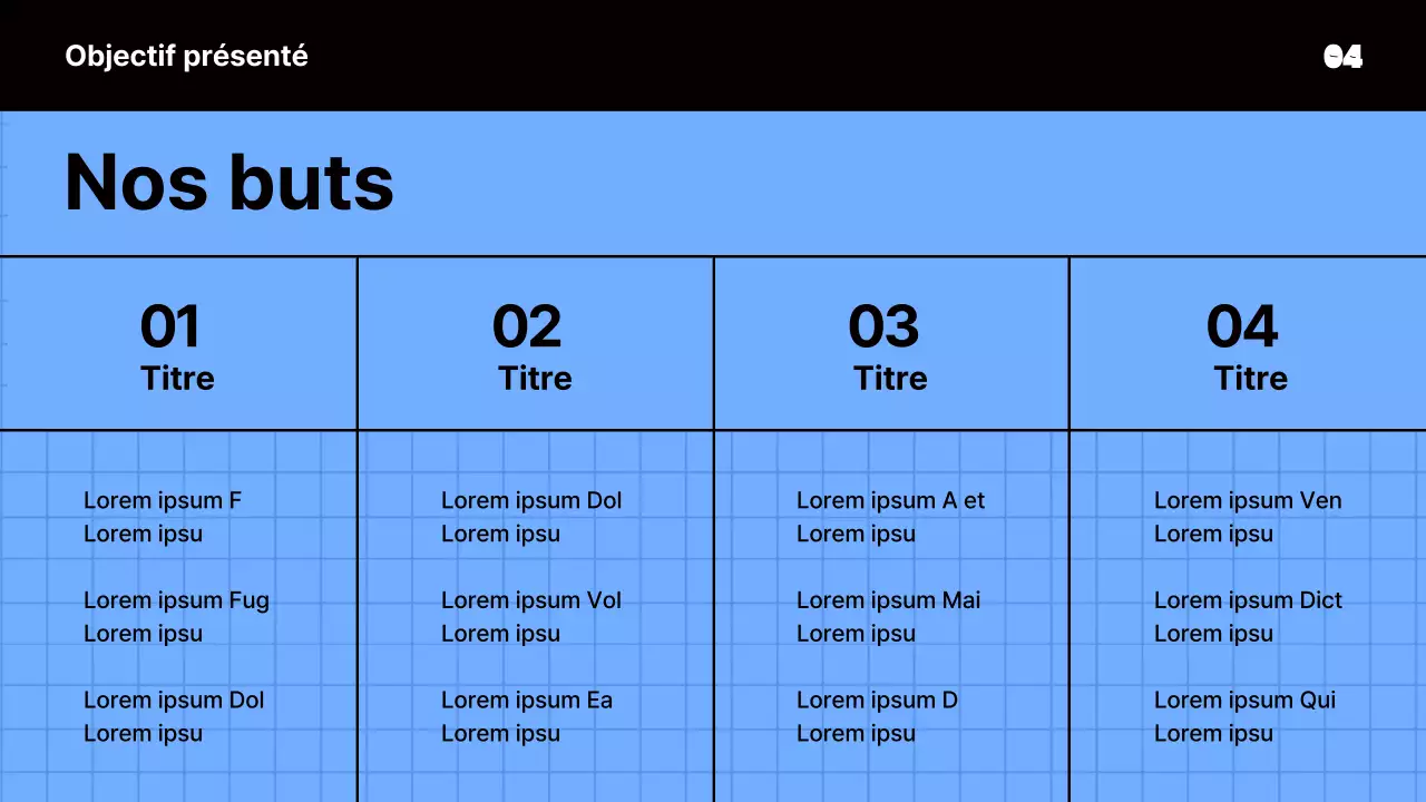 Matériel de réunion kitsch en bleu