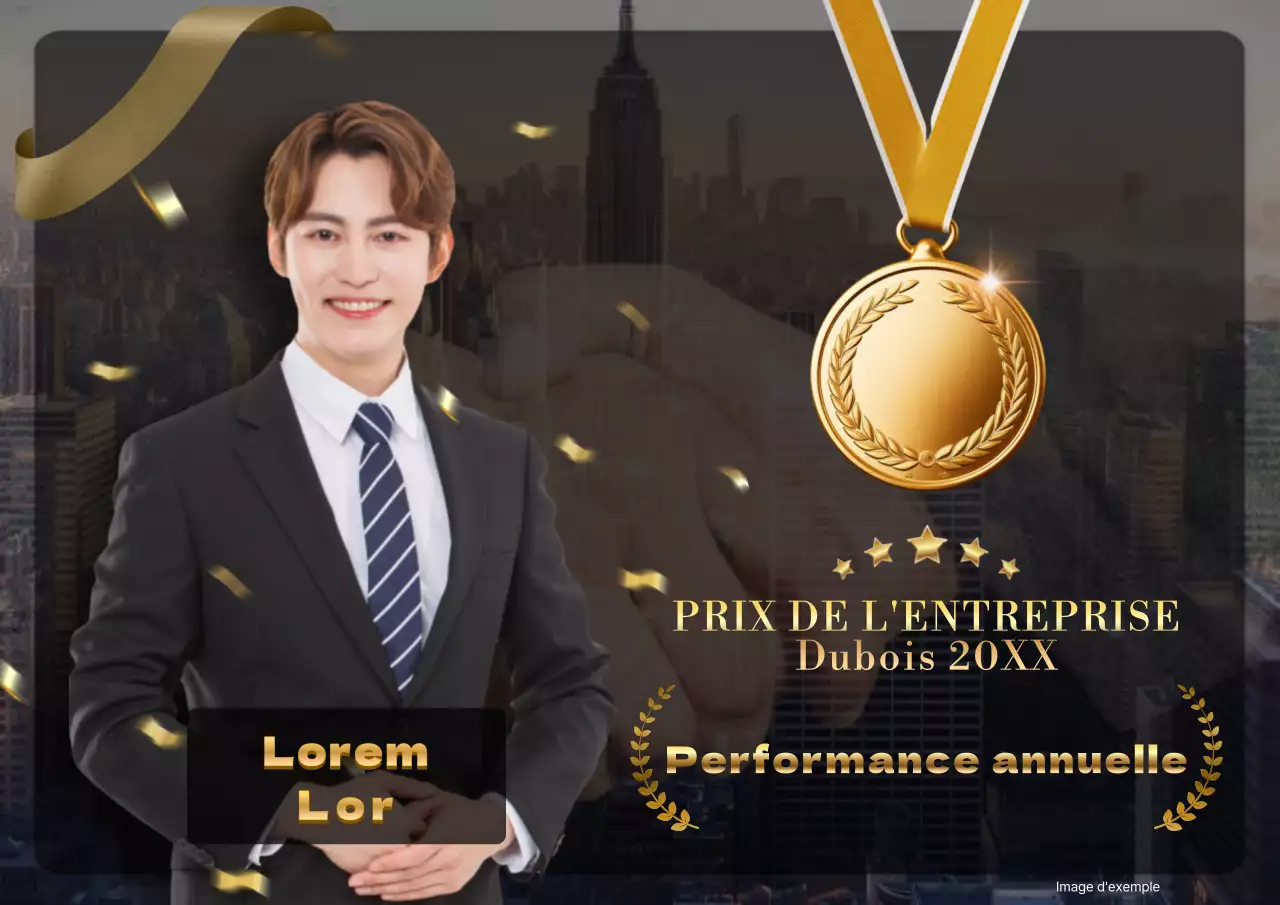 Un luxueux bilan de l'année en or et noir