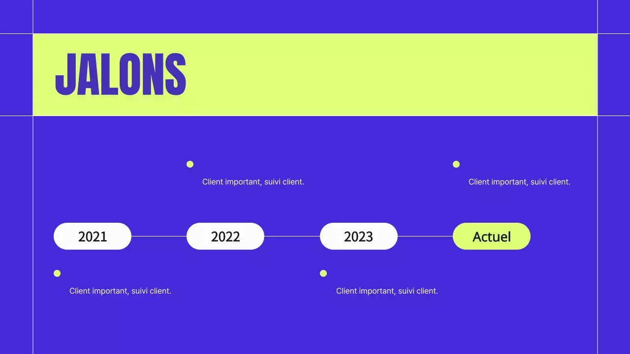 Matériel de profil d'entreprise moderne bleu et néon