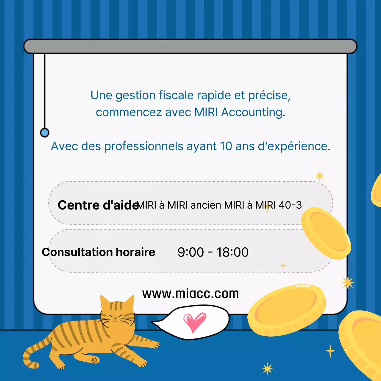 La comptabilité bleu marine et blanc en quelques mots