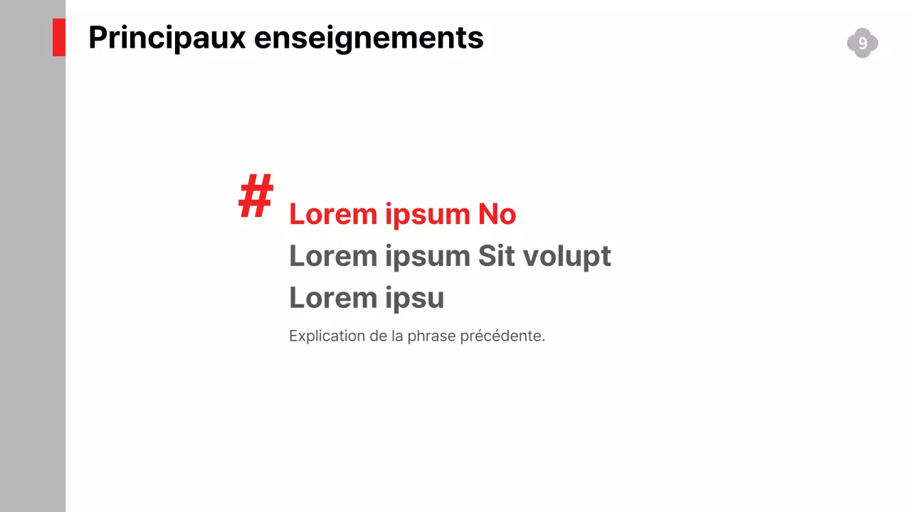 Des rapports simples, en noir et blanc, sur la performance des services, la stratégie et les prévisions d'expansion.