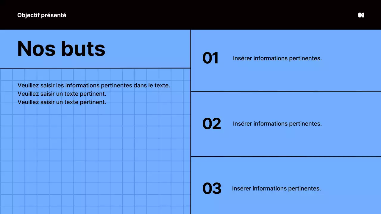 Matériel de réunion kitsch en bleu