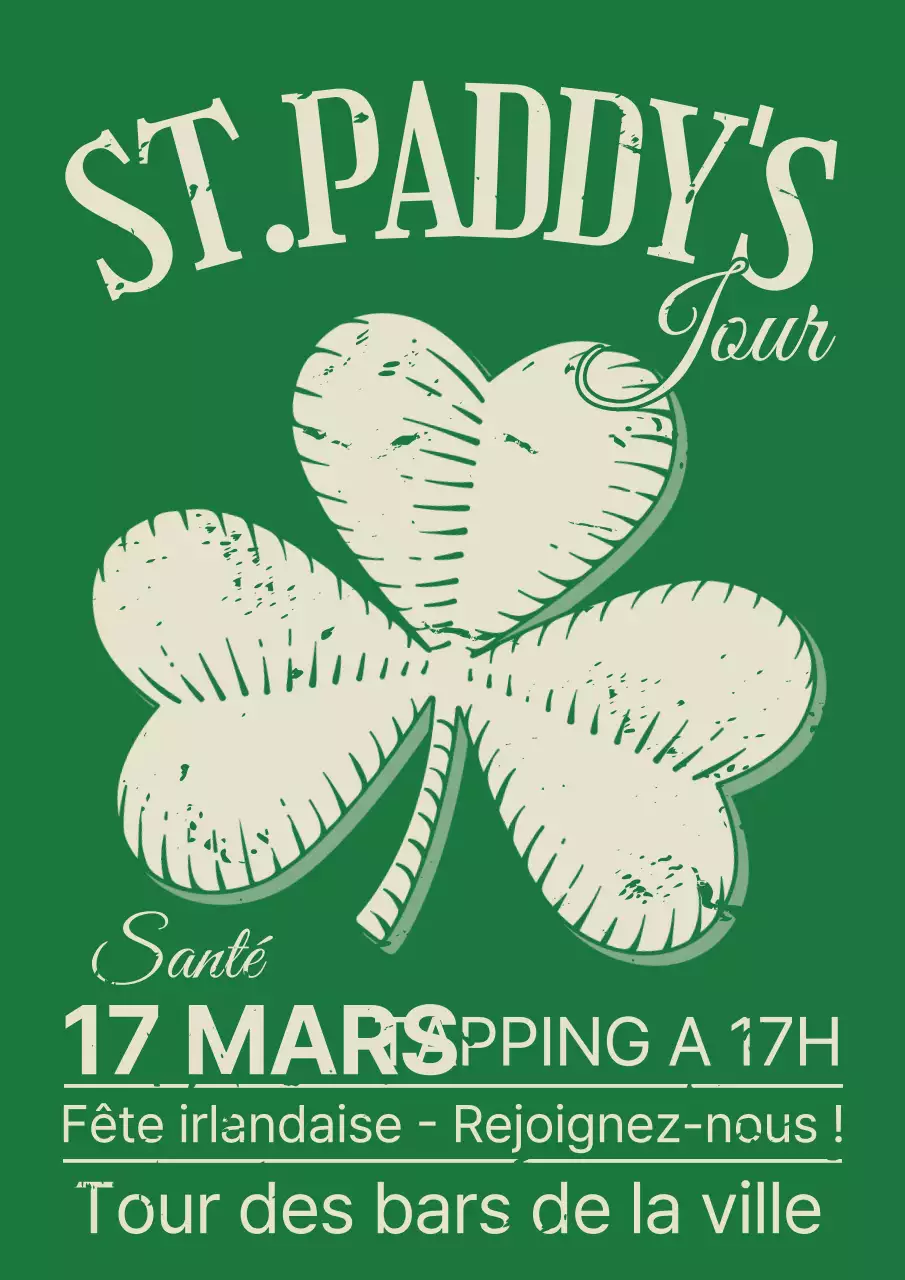 Promouvoir un pub vert et vintage pour la Saint-Patrick