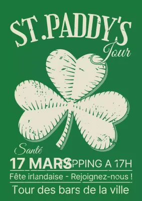 Promouvoir un pub vert et vintage pour la Saint-Patrick