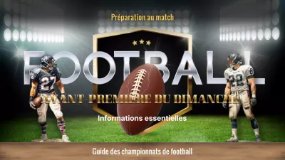 Publicité tendance en or et argent pour le Super Bowl Sunday