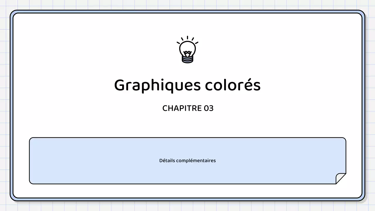 Un rapport de synthèse simple, de couleur bleu clair