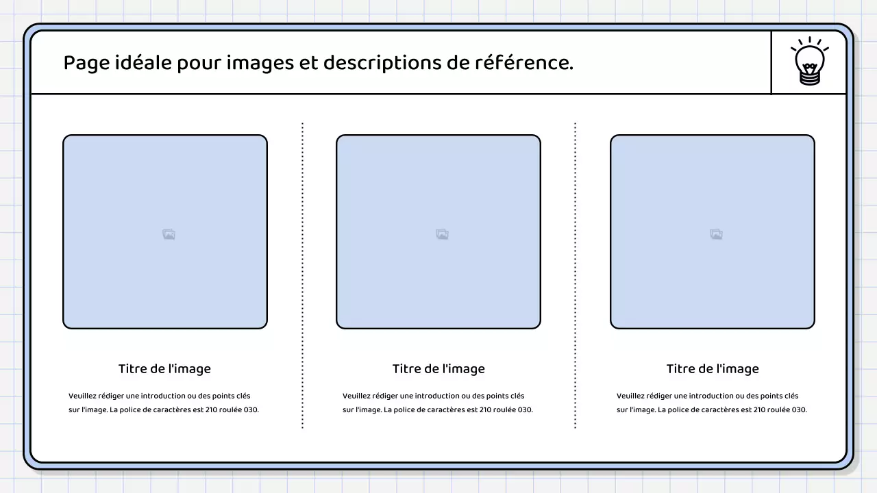 Un rapport de synthèse simple, de couleur bleu clair
