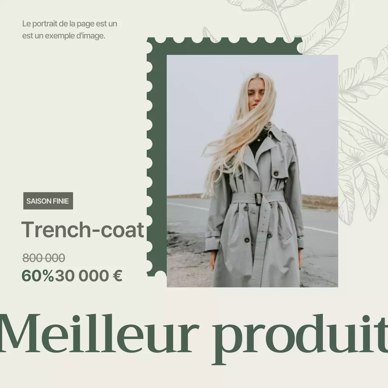 Le message émotionnel classique de Khaki