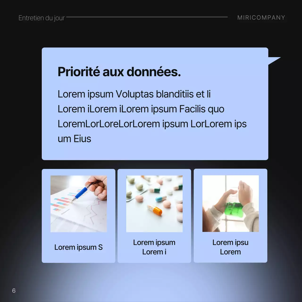 Informations minimales sur l'entretien d'embauche en bleu clair et noir