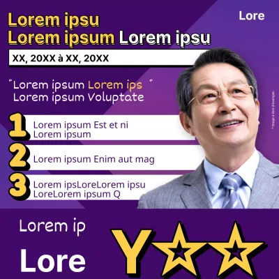 Promouvoir les sondages électoraux surlignés en violet