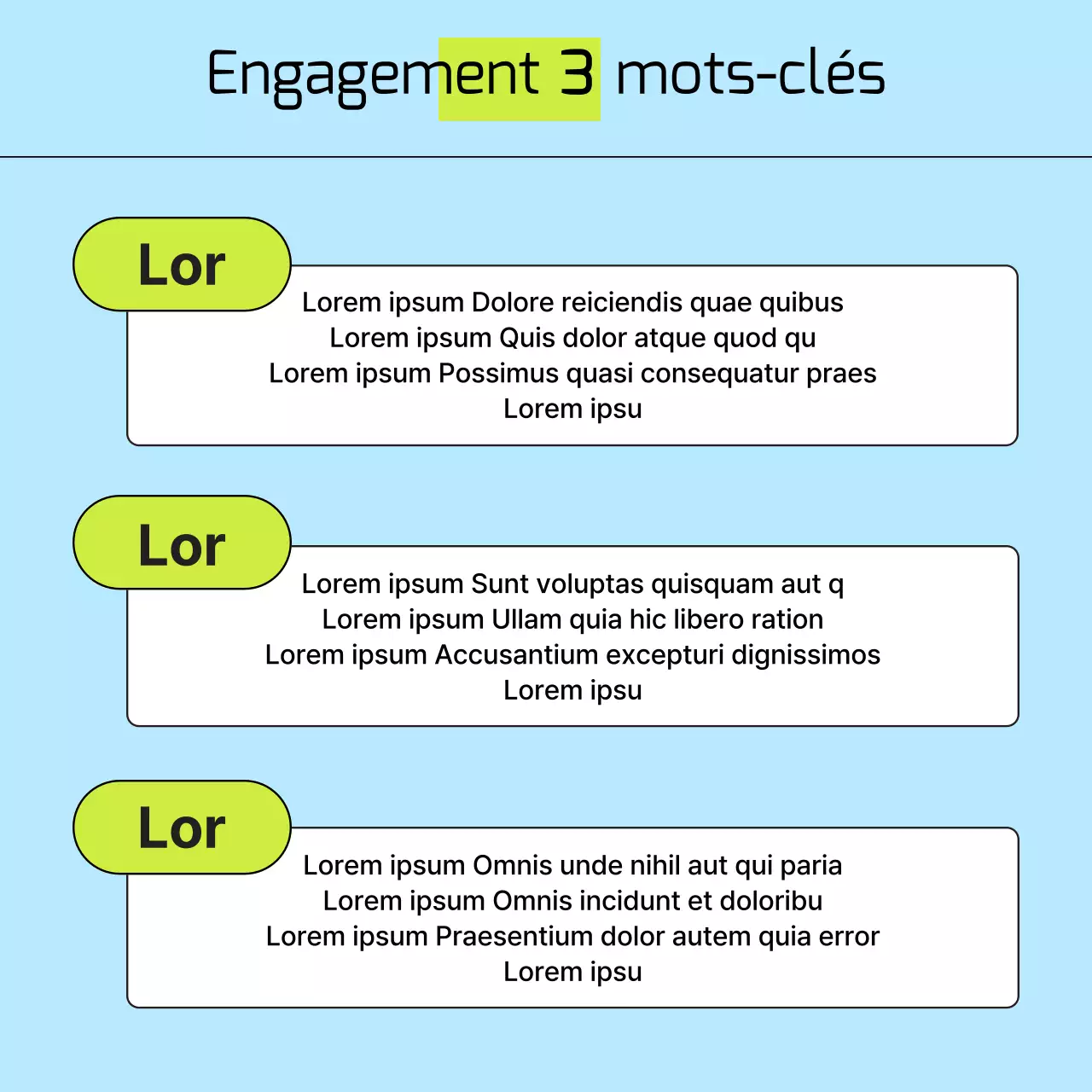 Promouvoir une collection kitsch de promesses de dons bleu clair et orange