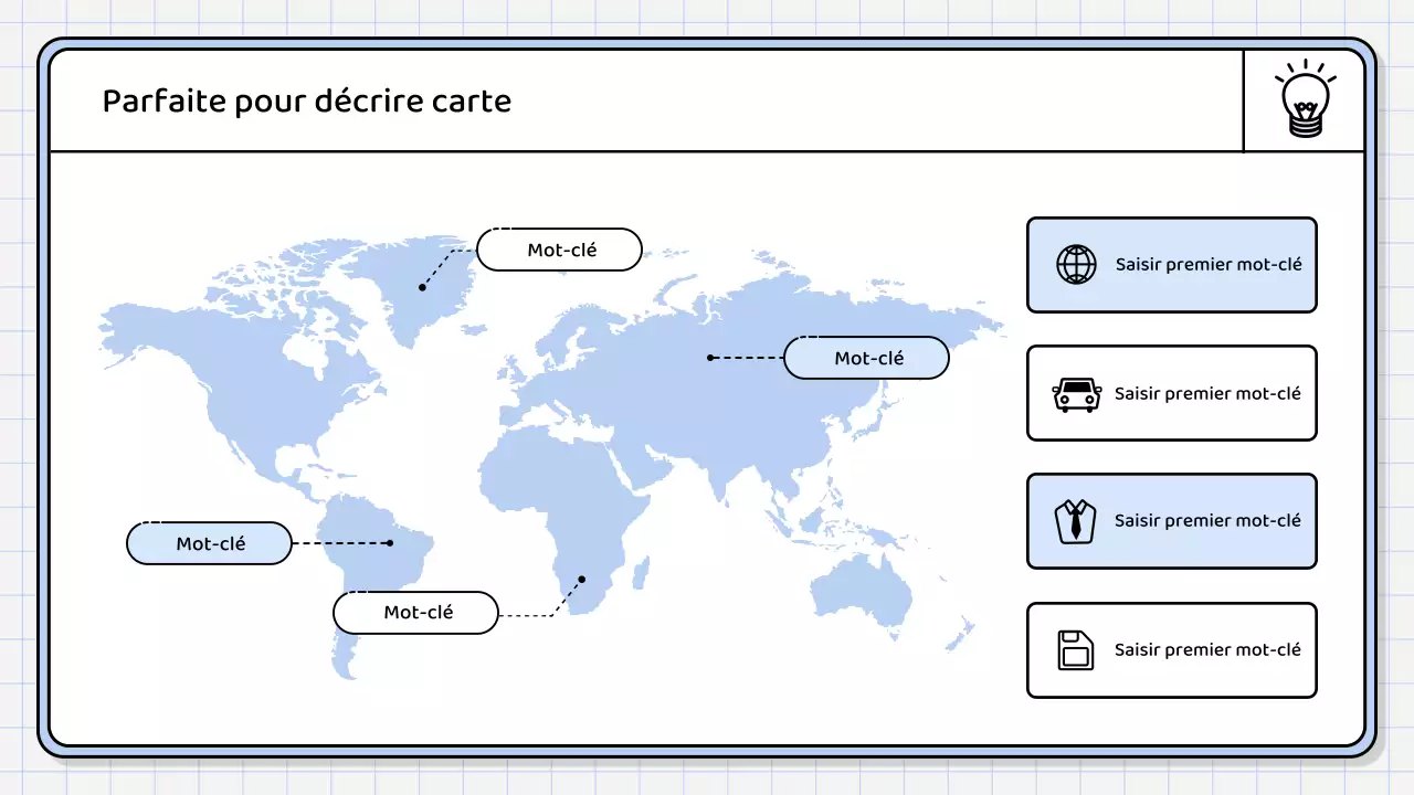 Un rapport de synthèse simple, de couleur bleu clair