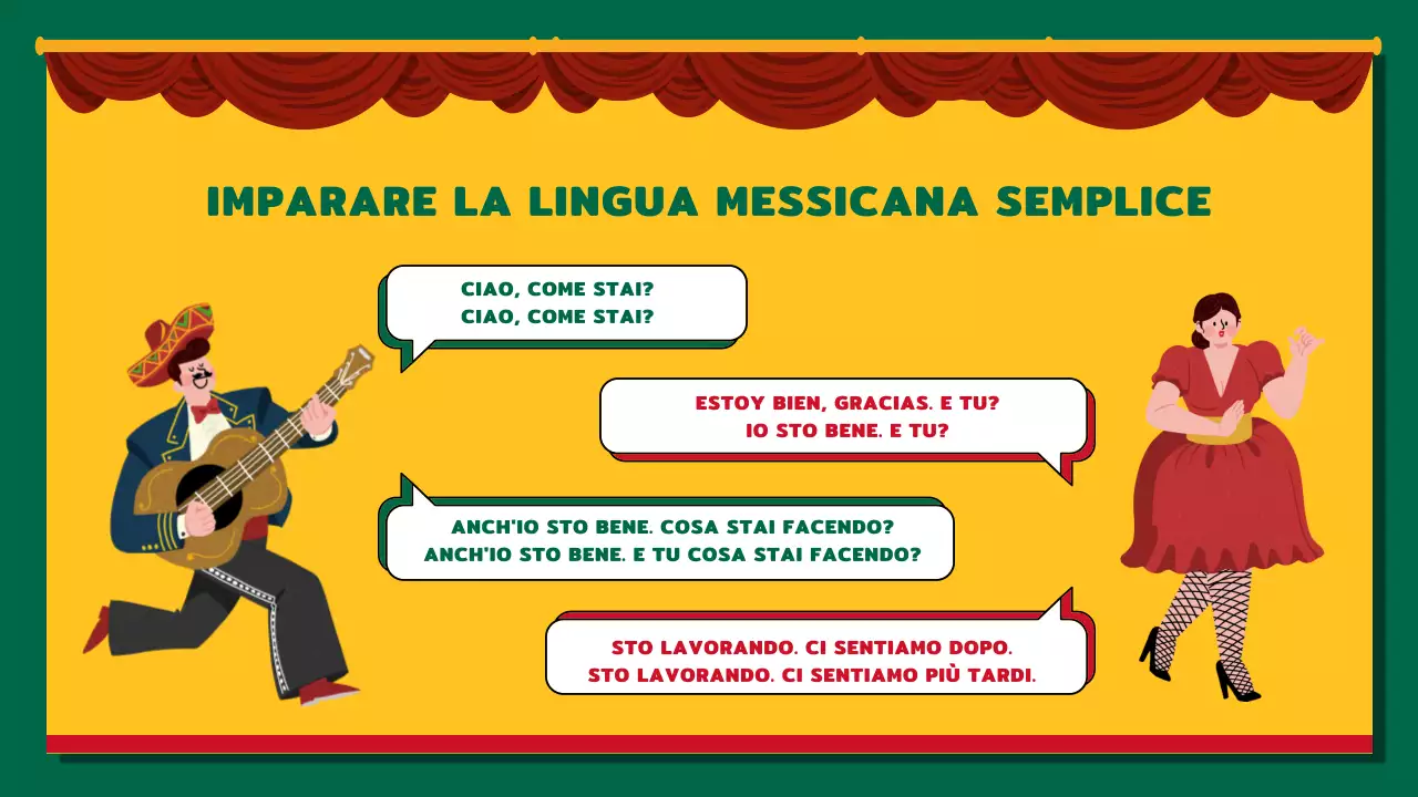 Kitsch giallo e rosso sull'introduzione del Messico