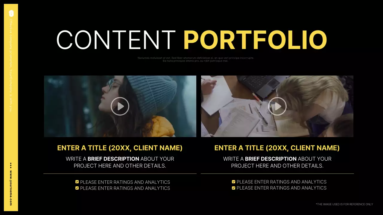 옐로우 모던 가이드 프레젠테이션