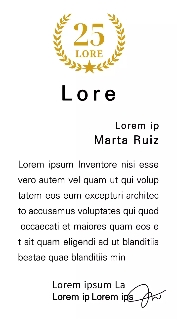 Placa de longevidad con laureles y estrellas dorados