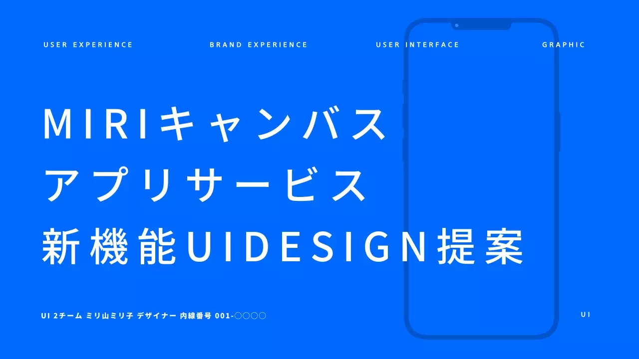 青の基本的な新機能発表企画書