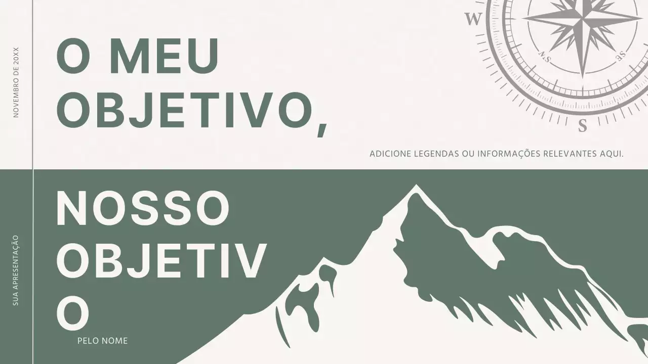 Proposta de metas e objectivos mínimos a verde e branco