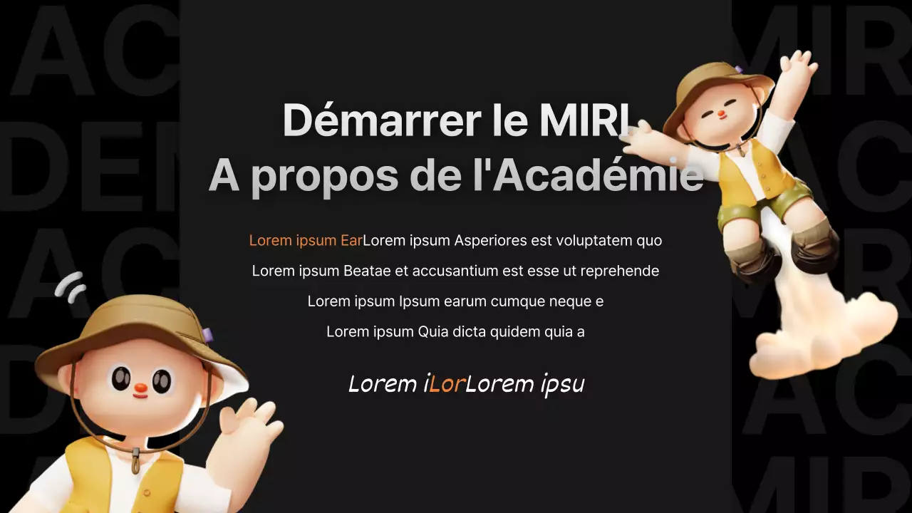 Promouvoir le recrutement en noir et orange