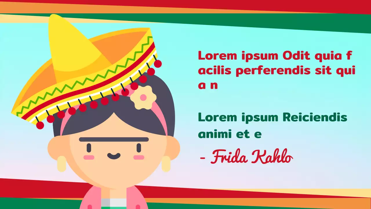 Rood en Groen Trendy Over Mexico introductie