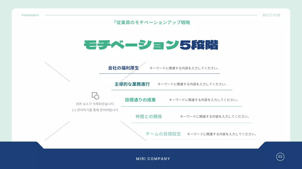 緑 シンプル ビジネス プレゼンテーション