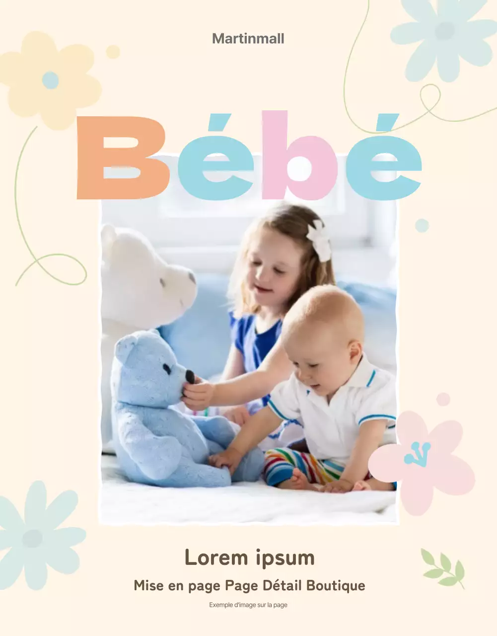 Jolis vêtements de printemps pour enfants en jaune et bleu Informations sur le produit