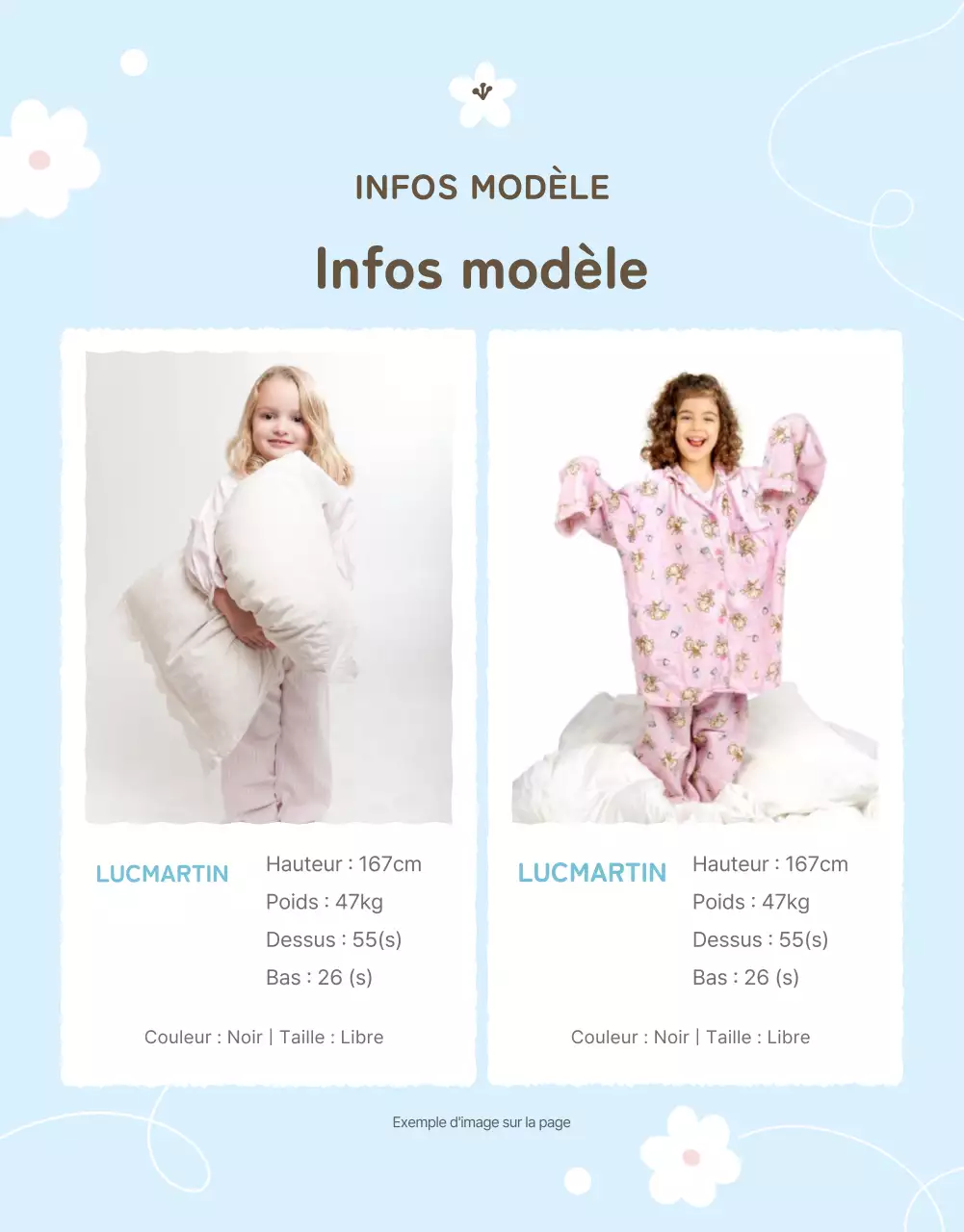 Jolis vêtements de printemps pour enfants en jaune et bleu Informations sur le produit