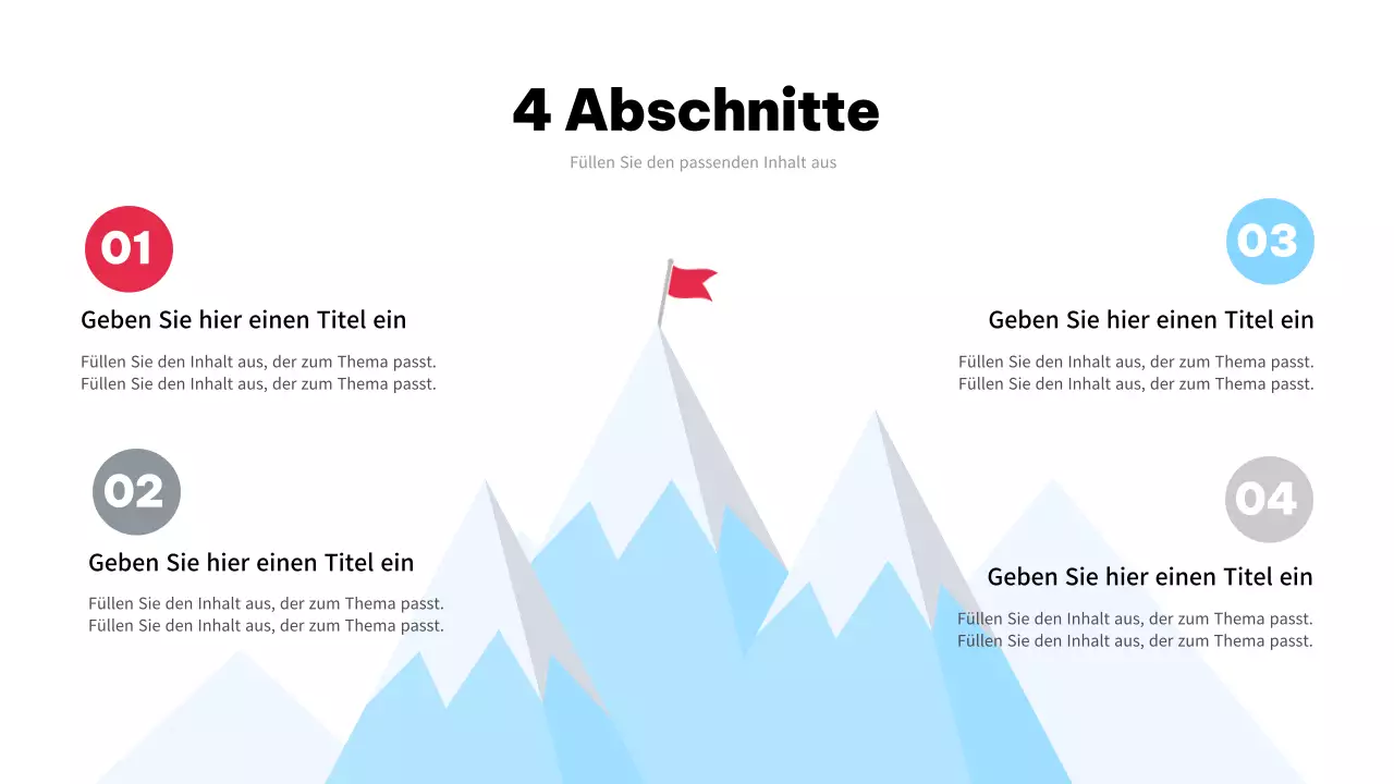 Sky Blue Simple Business Growth Plan