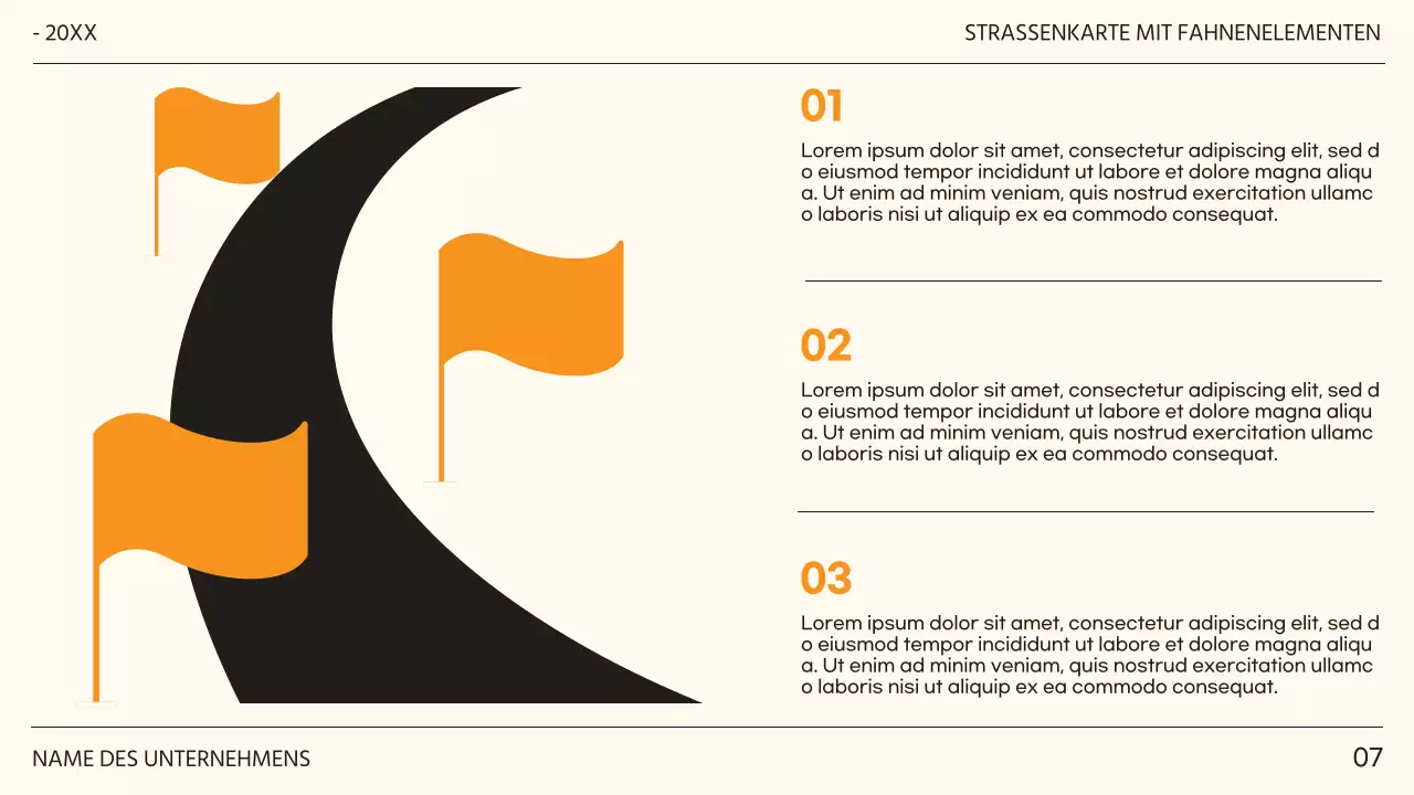 Schwarz und Orange Trendy Ziele und Zielvorgaben Vorschlag
