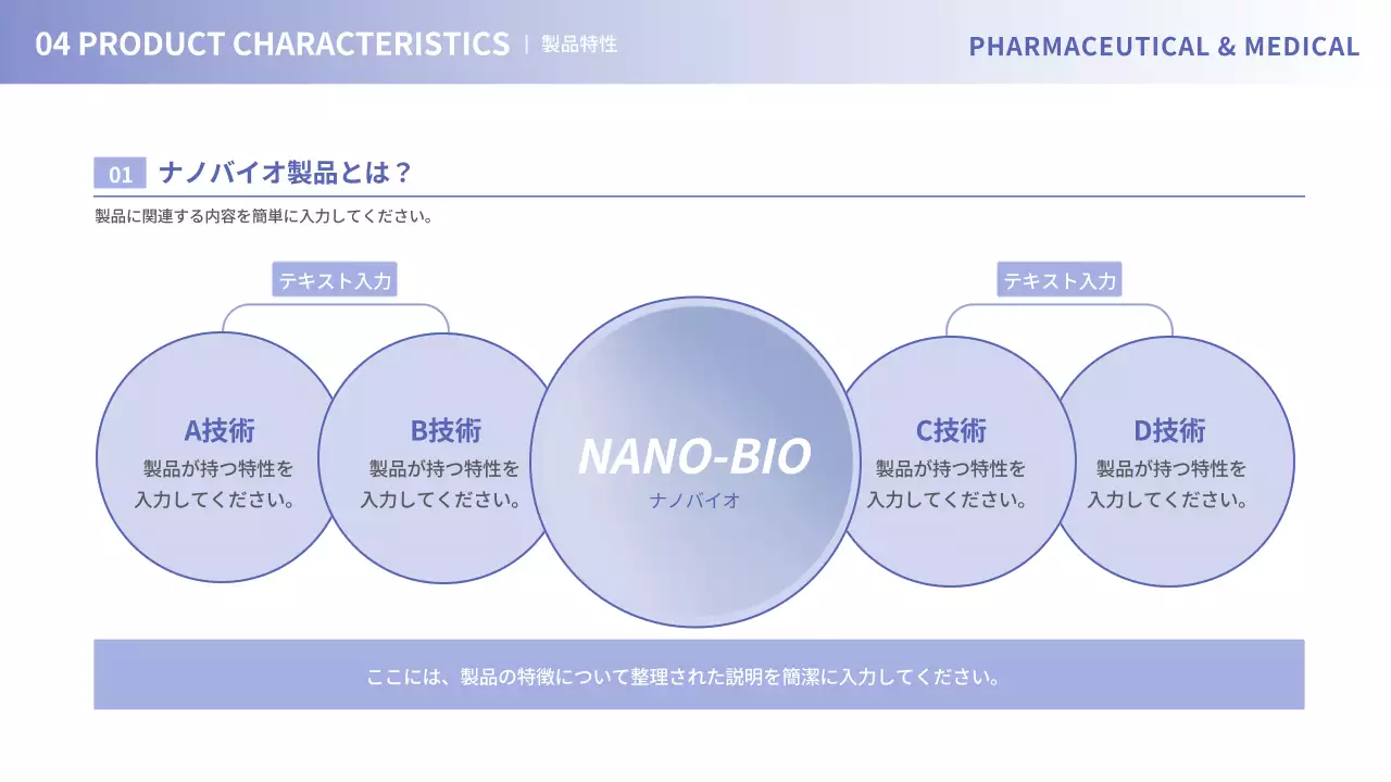 ヨンボラのミニマル医療製薬分野会社紹介書
