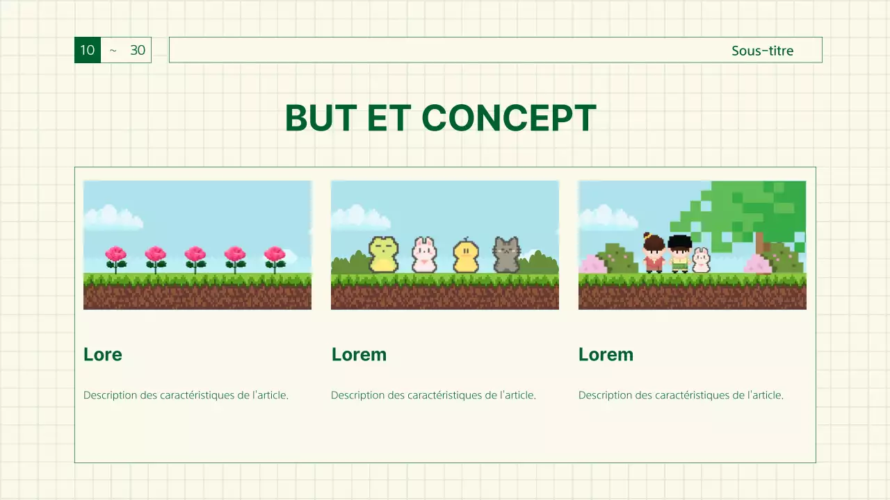 Rapport vert et rétro sur la sensibilité des jeux