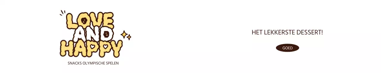 Event merchandise met koekjes en leuke conceptuele tekst