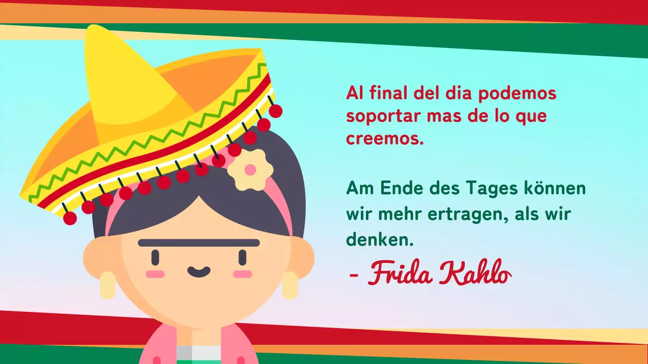 Rot und Grün Trendy About Mexico Einführung