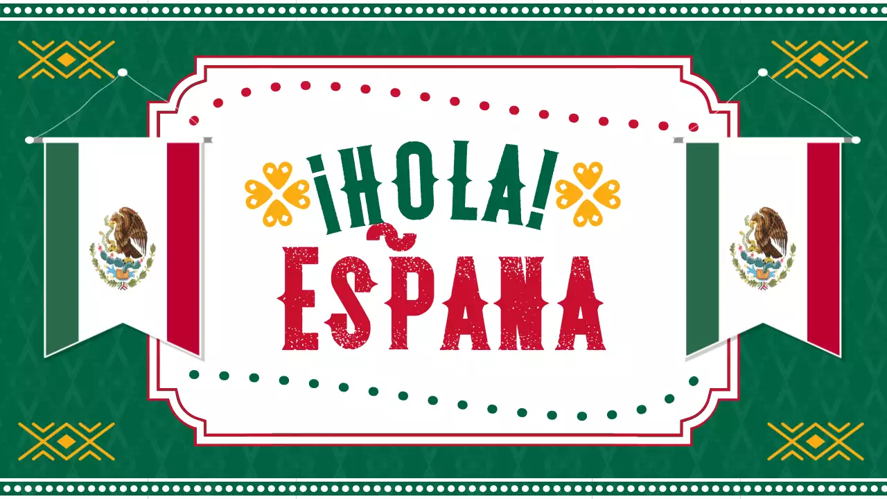 Una introducción al México geométrico verde y rojo