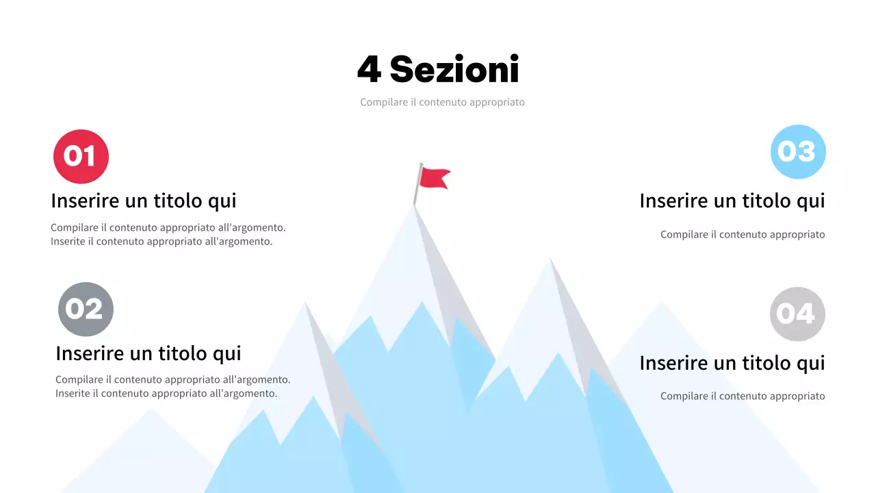 Piano di crescita aziendale semplice Sky Blue