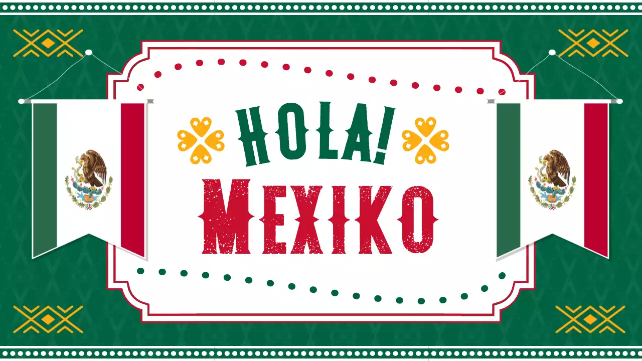 Eine Einführung in das grüne und rote geometrische Mexiko