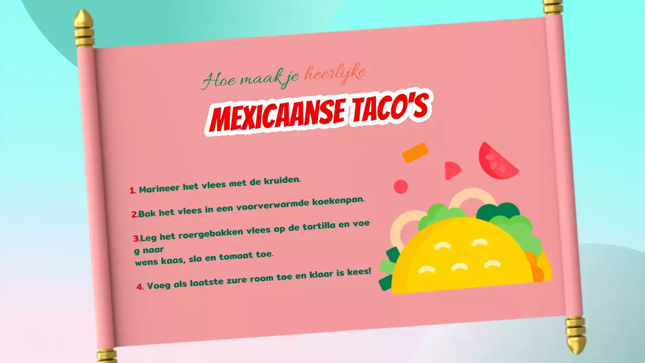 Rood en Groen Trendy Over Mexico introductie