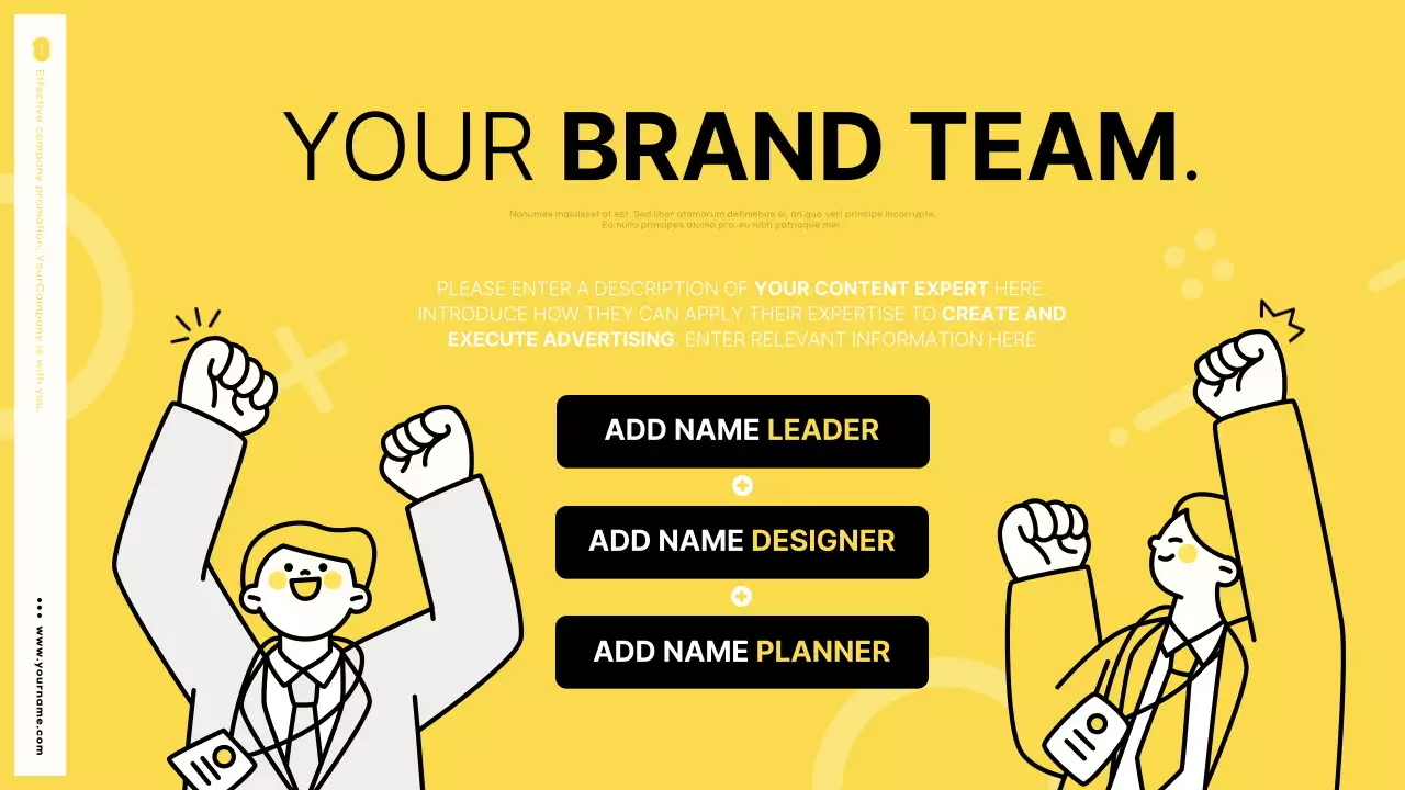 옐로우 모던 가이드 프레젠테이션