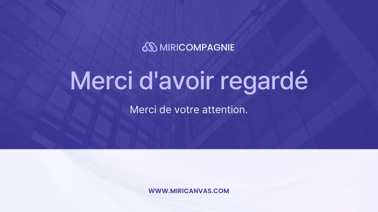 Une présentation moderne de l'actionnaire en violet