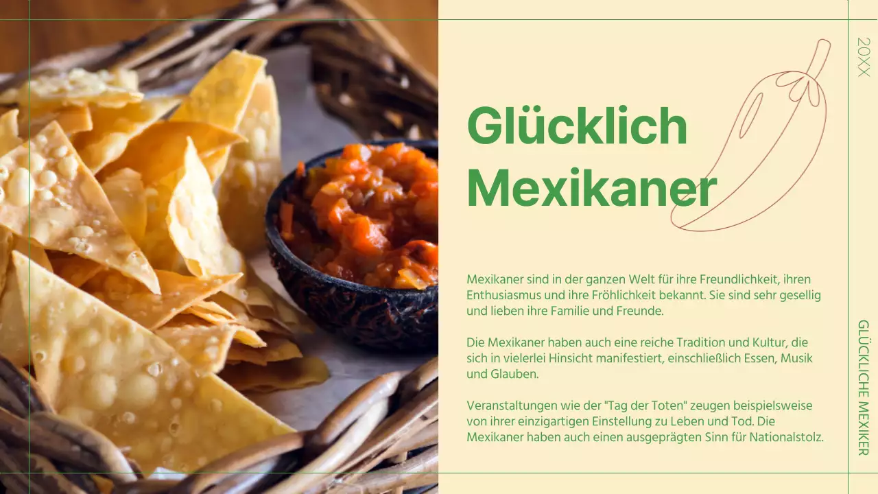 Grün und Rot Tropical Über Mexiko Einführung