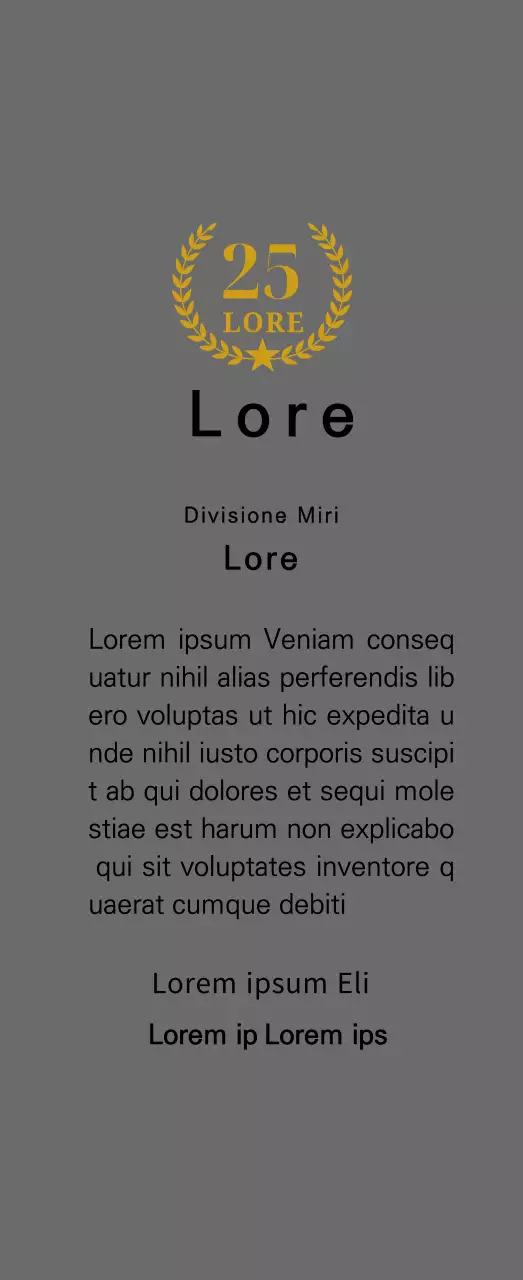 Targa di longevità con allori e stelle d'oro