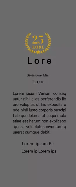 Targa di longevità con allori e stelle d'oro