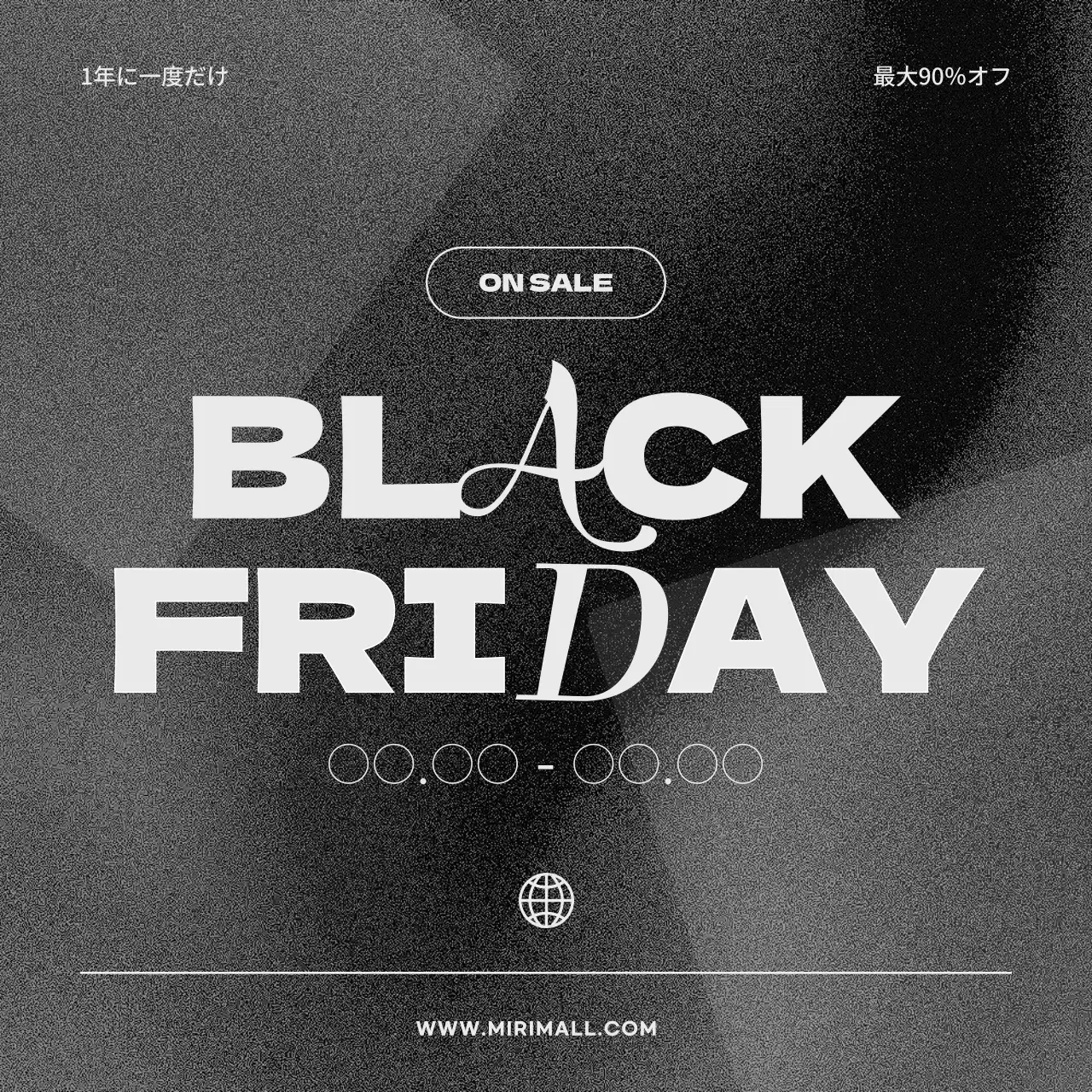 黒 モダン セール ポスター Instagram カルーセル