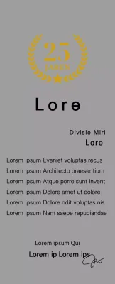 Langleven plaquette met gouden lauweren en sterren