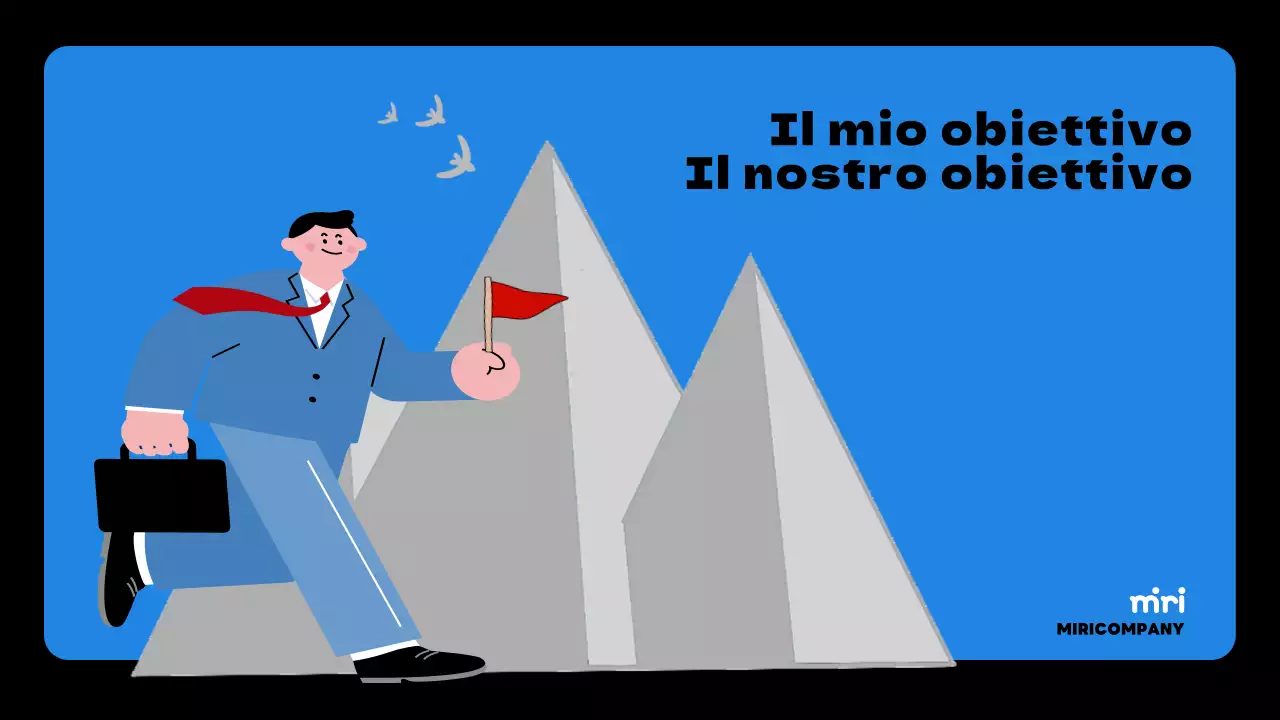 Proposta di piano blu e nero per obiettivi e finalità semplici