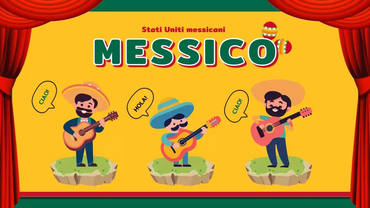 Kitsch giallo e rosso sull'introduzione del Messico