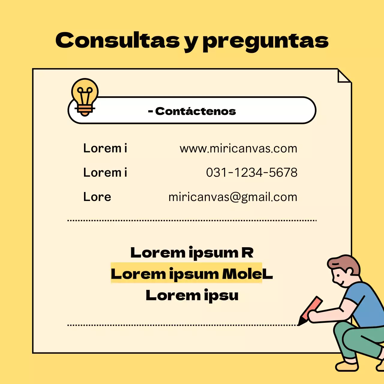 Promover la captación de estudiantes para el centro amarillo de aprendizaje permanente