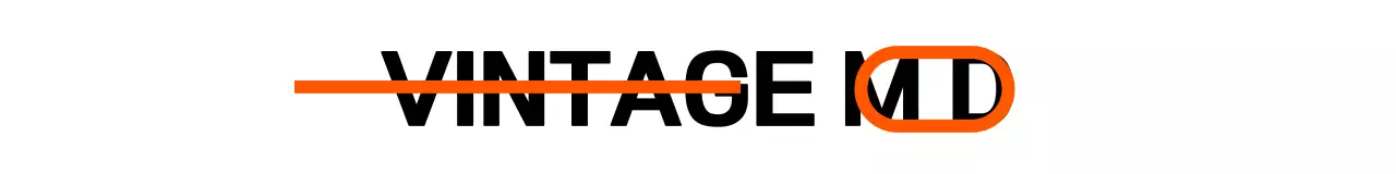 オレンジと黒を基調としたシンプルなコンセプトのヴィンテージカフェグッズ。